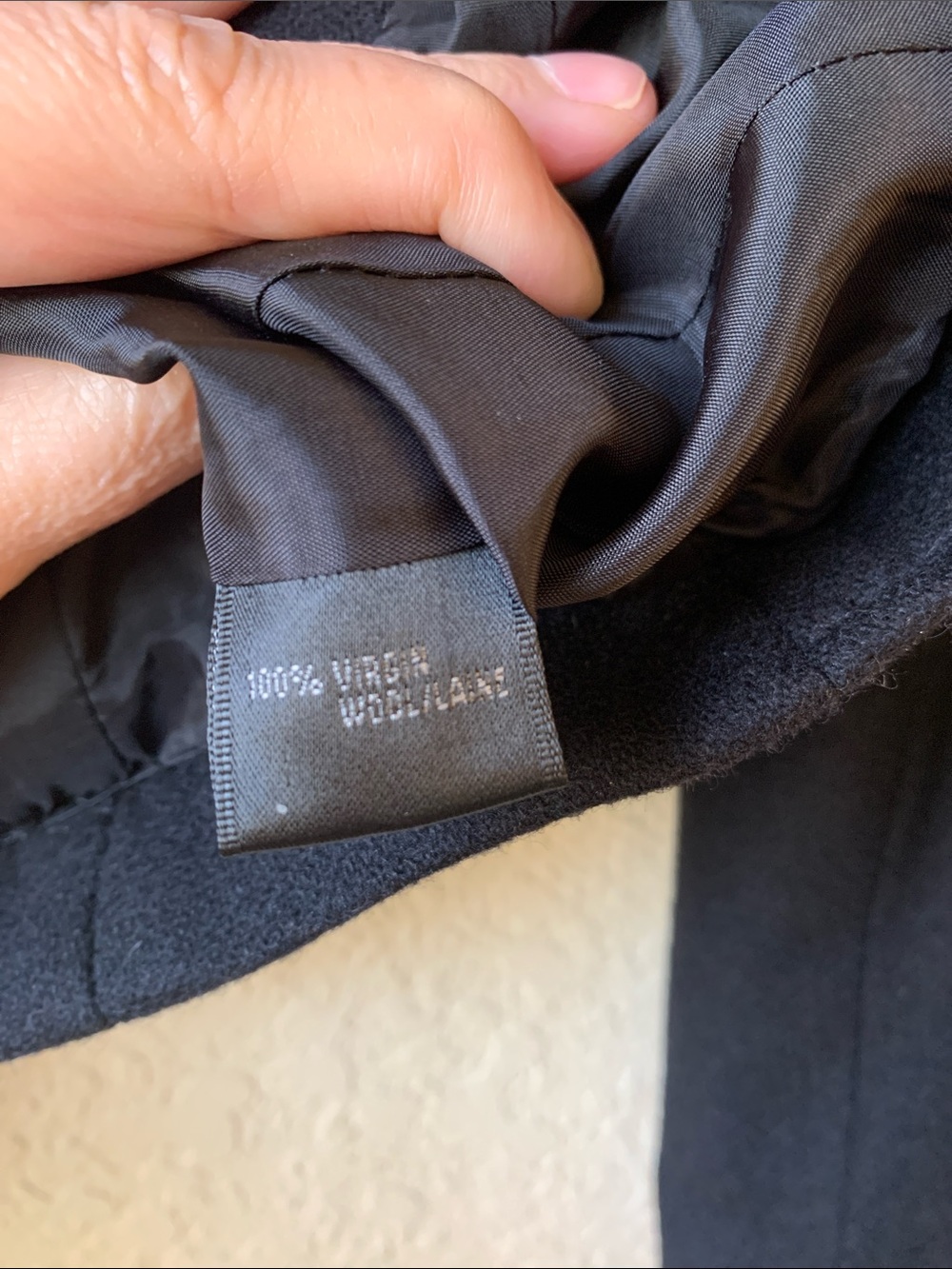 Lafayette 148 Wool Black Ruffle-Trim Zip Front Jacket AS IS - Picture 5 of 9